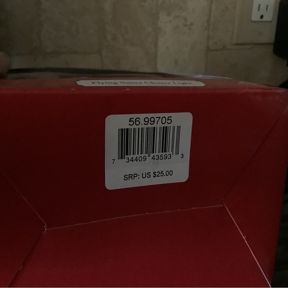 DEPARTMENT 56 Flying Santa  Chaser Light Christmas New In Box RARE - Picture 2 of 4